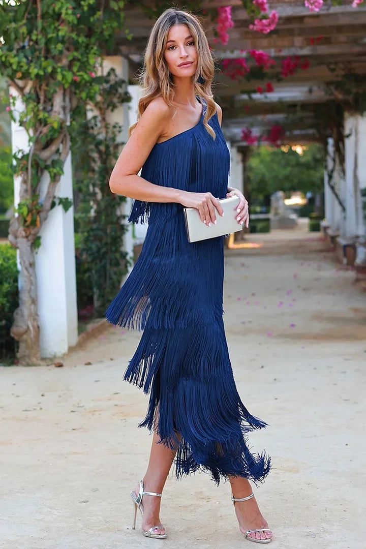Jess | Vestido con Hilos Colgante