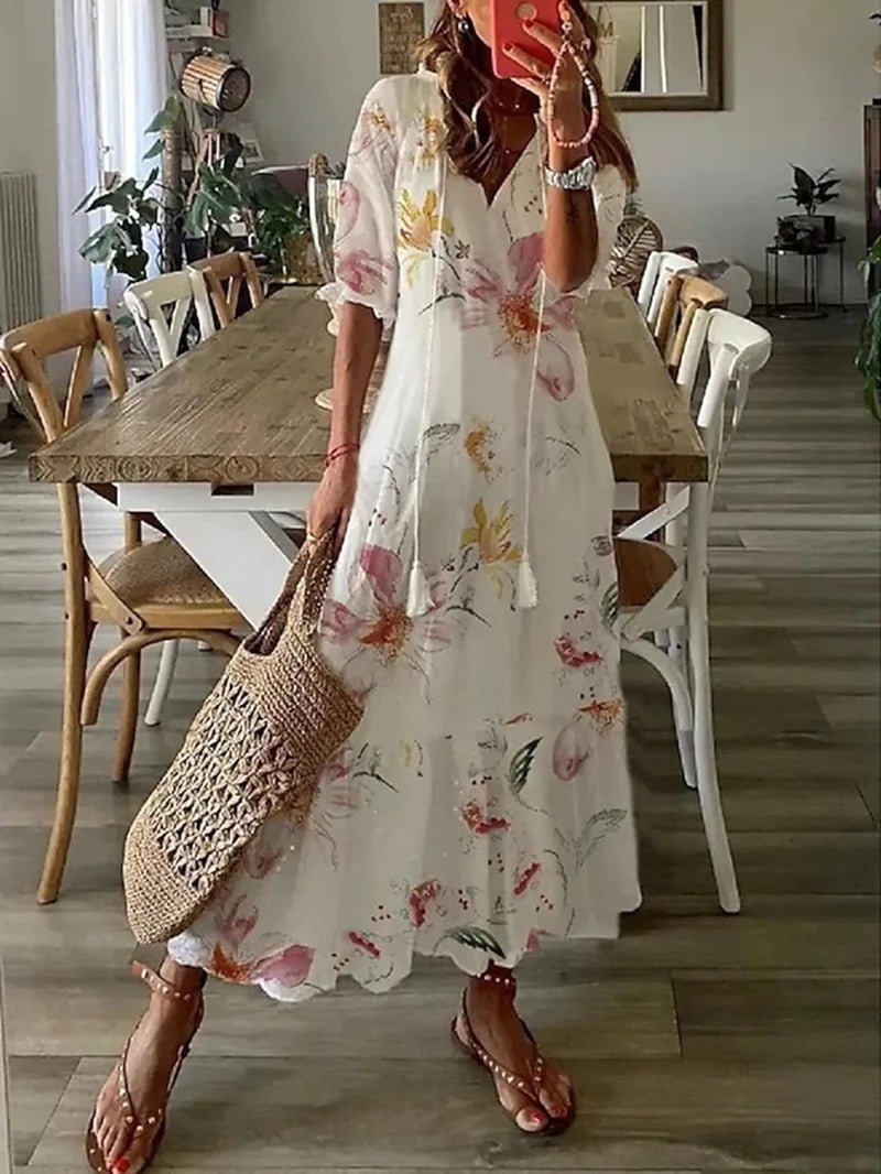 Lana | Vestido maxi boho