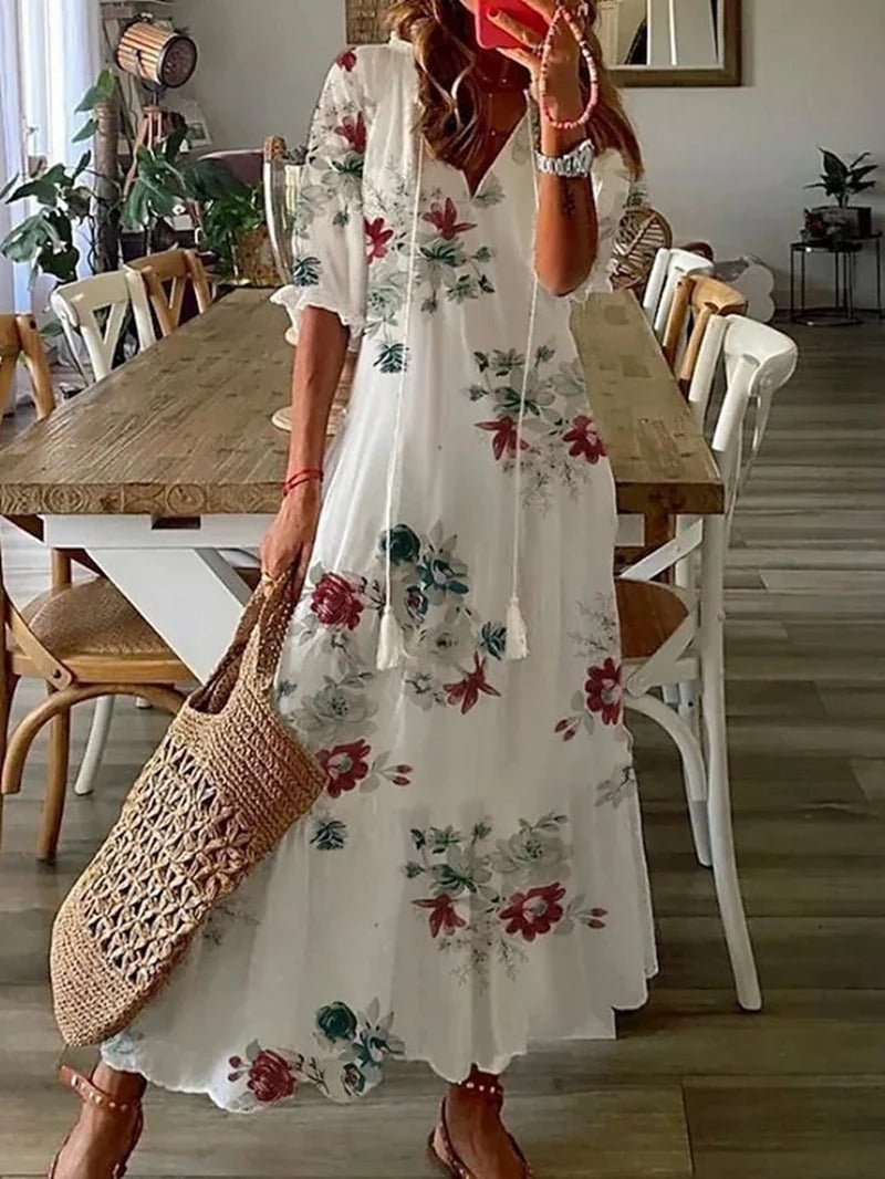 Lana | Vestido maxi boho