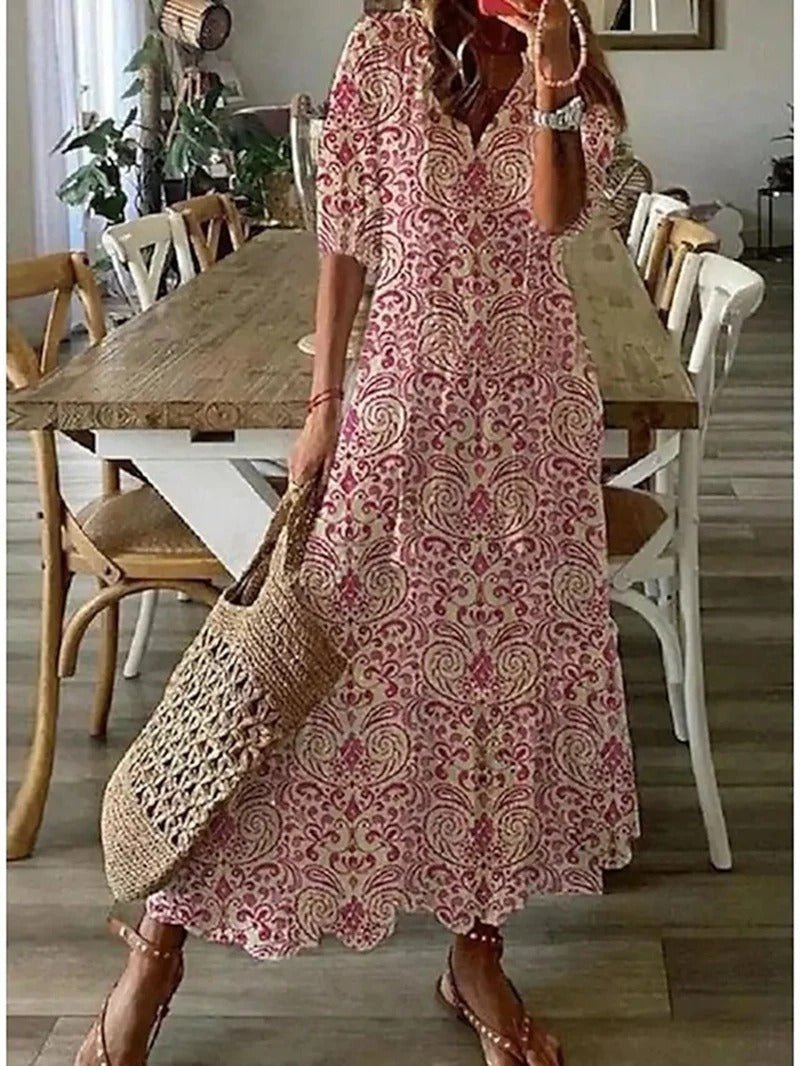 Lana | Vestido maxi boho