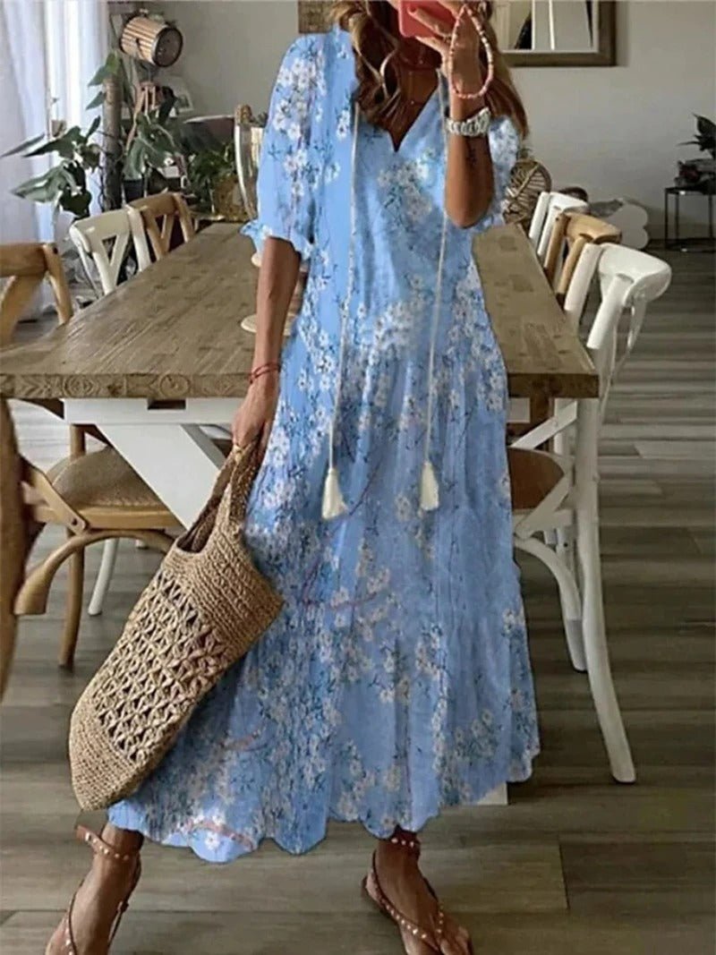 Lana | Vestido maxi boho