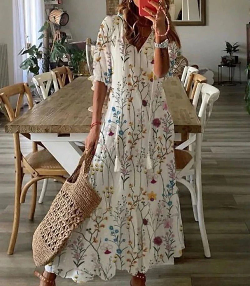 Lana | Vestido maxi boho