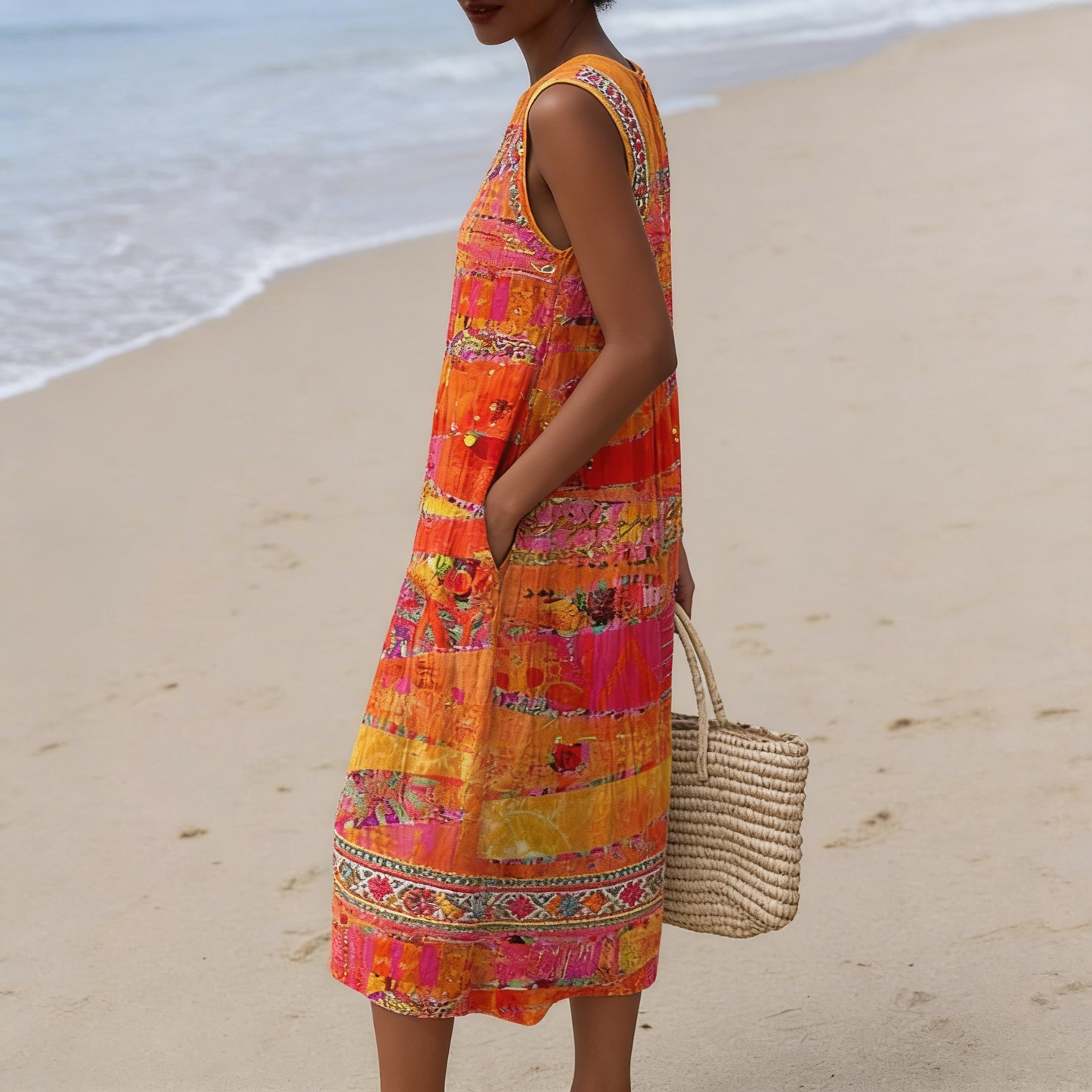 Tamara | Vestido Midi Sunset