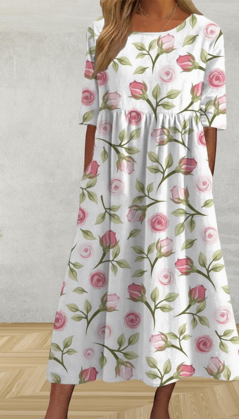 Linda | Vestido Midi Relajado