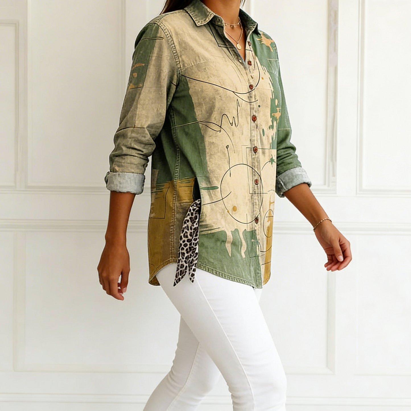 Bianca | Blusa con estampado