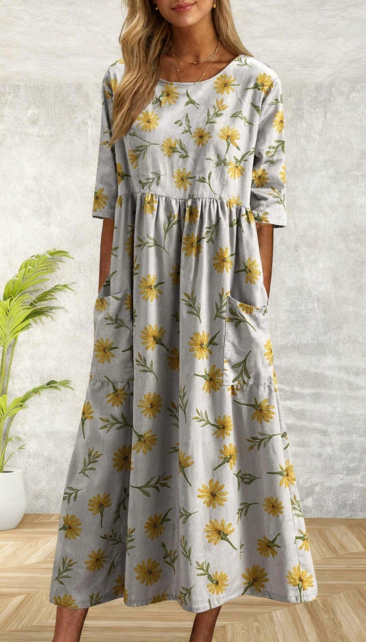 Linda | Vestido Midi Relajado