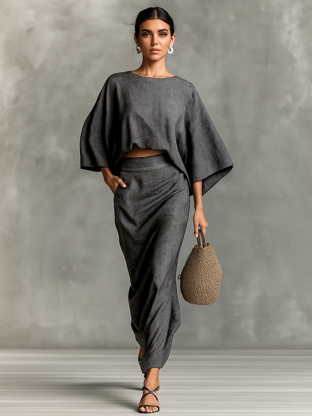 Sofie | Conjunto elegante con falda larga