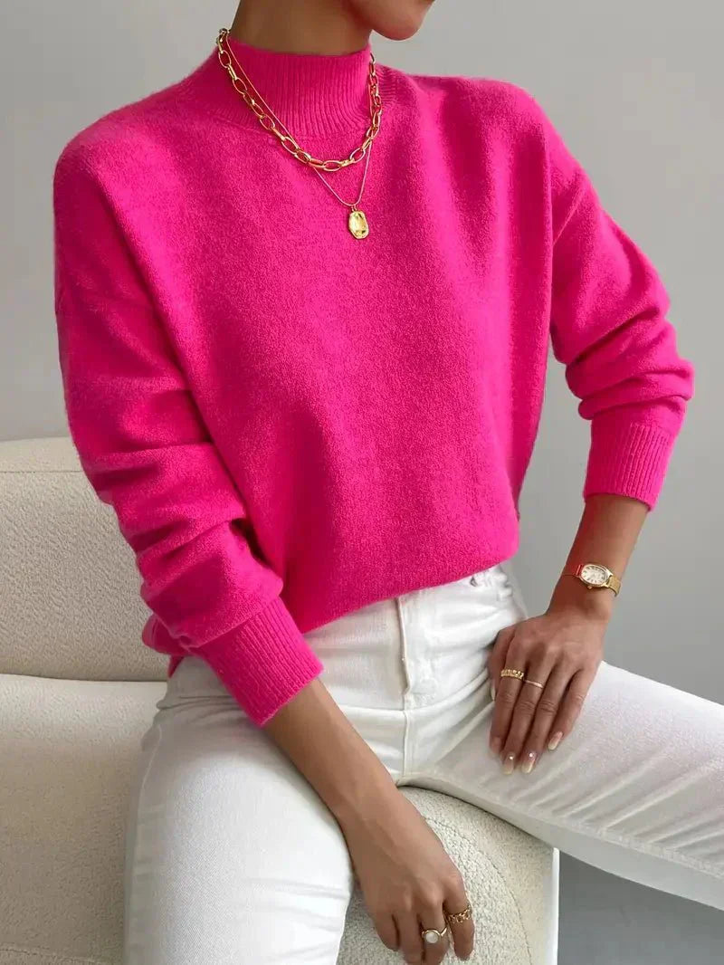 Wish | Suéter de cuello elegante
