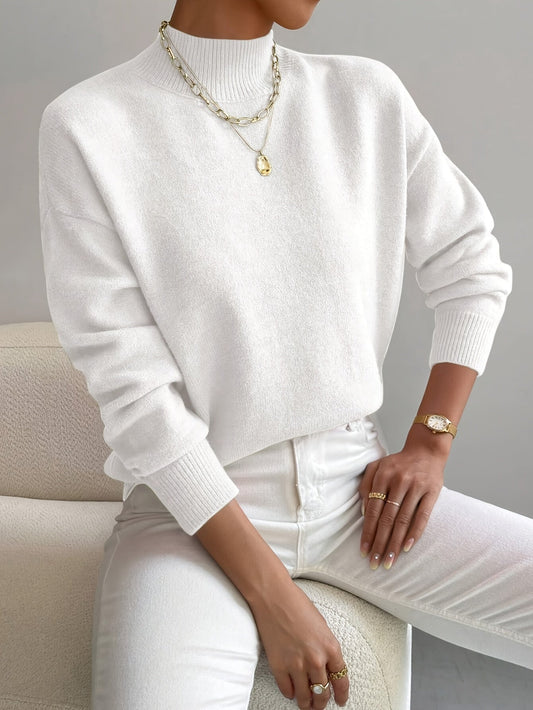 Wish | Suéter de cuello elegante