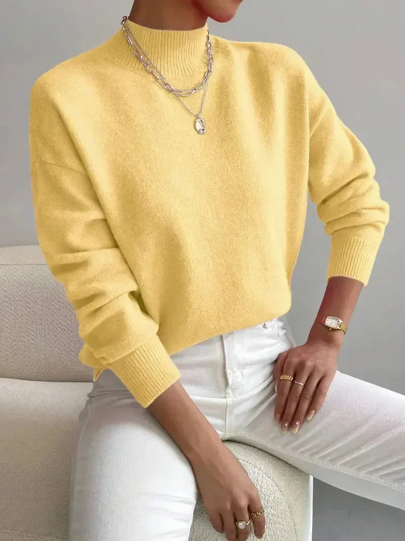 Wish | Suéter de cuello elegante