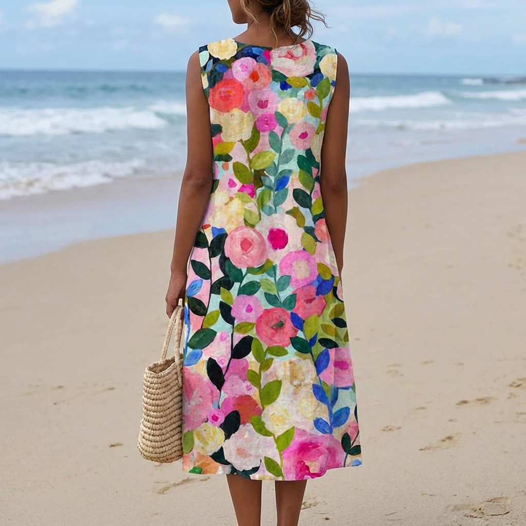 Bugambilia | Vestido Midi Floral