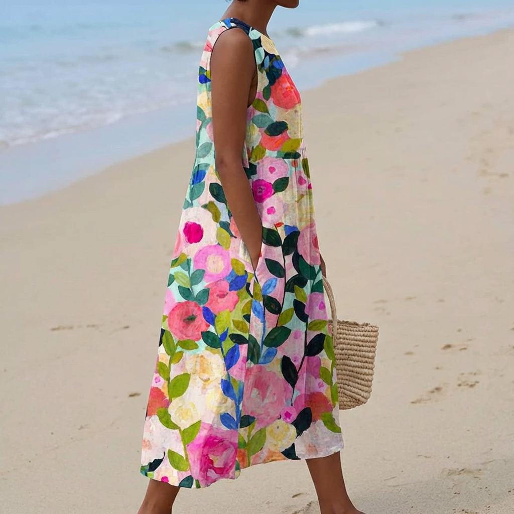 Bugambilia | Vestido Midi Floral