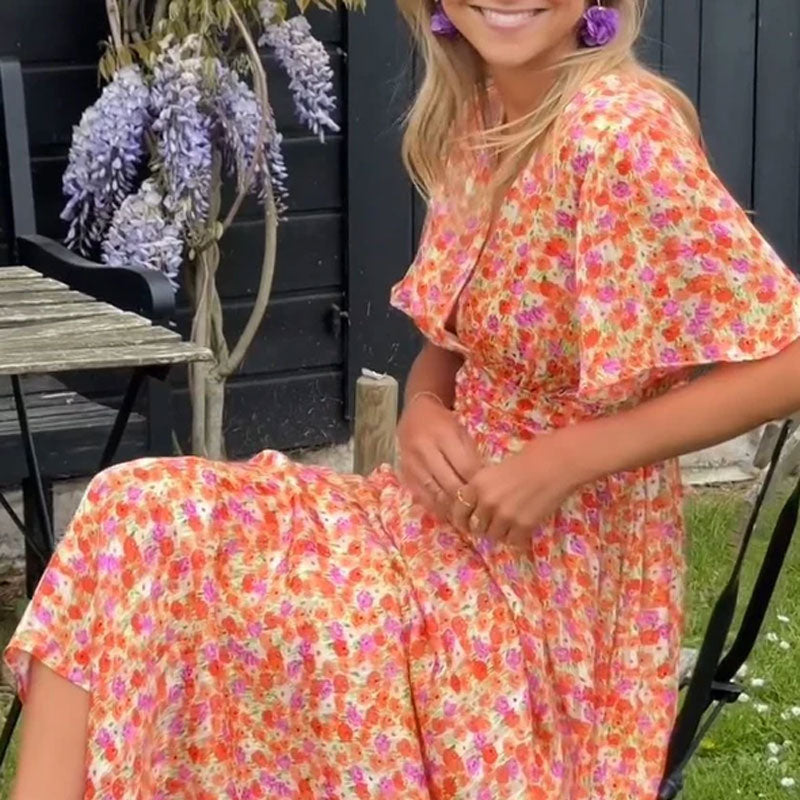 Amelita | Vestido corte en V